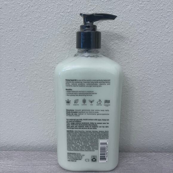 HEMPZ Exotic Green Tea & Asian Pear 100% Pure Hemp Seed Oil Herbal body Lotion - Picture 2 of 2